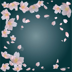 Obraz na płótnie Canvas 桜　和柄 春