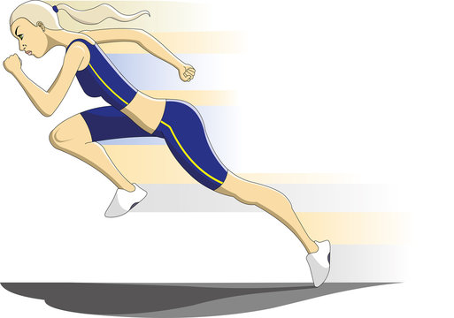 Woman-runner