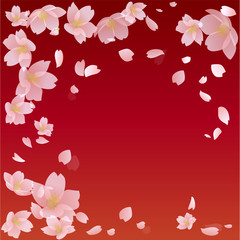 桜　和柄 春