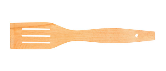 Wooden kitchen spatula