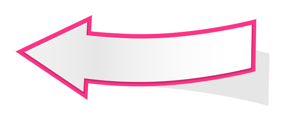 The pink folded arrow