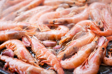 Langostinos a la plancha