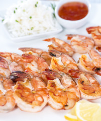 Prawns with Chilli Sauce