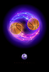 Basketball comet