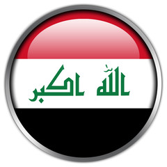 Iraq Flag glossy button