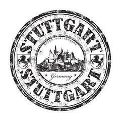 Fototapeta premium Stuttgart grunge rubber stamp