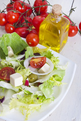 vegetable salad healthy and balanced diet, creative cuisine