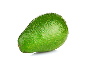 avocado isolated on white
