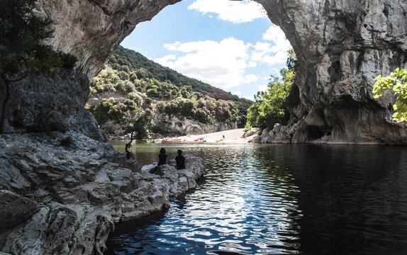 Vallon Pont d'Arc en Ard&egrave;che.