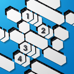 modern infographic, realistic design elements