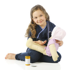Providing Pills for Sick Dolly