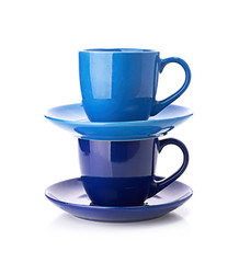 tower made from multicolored cups