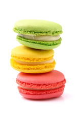 Tasty colorful macaroon.