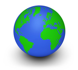 Green Globe Ecology Concept