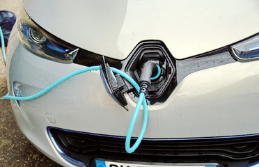 Obraz premium electric car