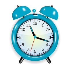 Alarm clock blue