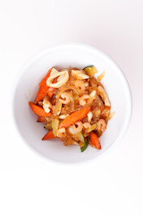 shrimps with vegetables