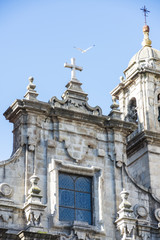 Fototapeta na wymiar Saint George Church in A Coruna, Galicia, Spain