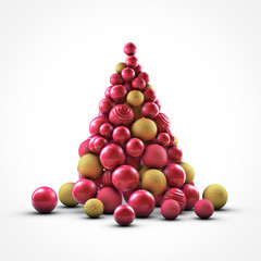 christmas ball tree