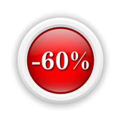 60 percent discount icon