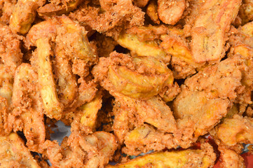 Fried banana, Kluay khek and fried sweet potato