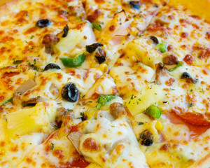 Italian Pizza close up