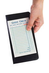 Blank Guest Check