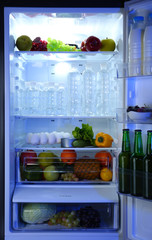 Refrigerator full of food © Africa Studio