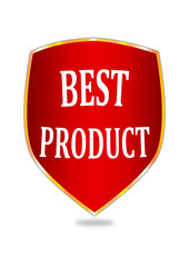 A label indicating the best product - vector