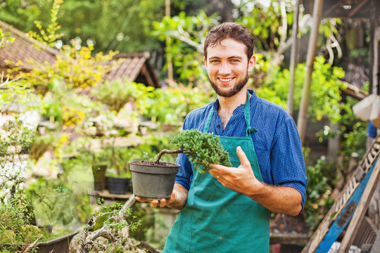 male gardener - Powered by Adobe