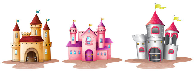 Three different castles © GraphicsRF