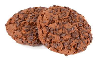Sweet cookies isolated on white