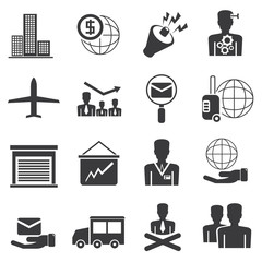 office icons and business icons set
