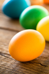 Colorful easter eggs