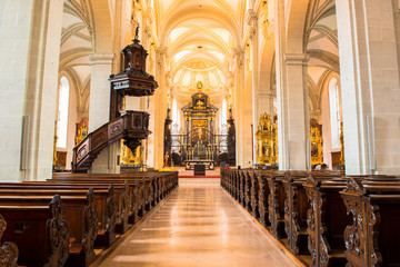 Fototapeta na wymiar Lucerne cathedral