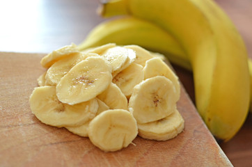 banana sliced
