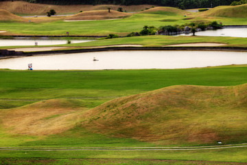 Naklejka premium golf place for adv or others purpose use