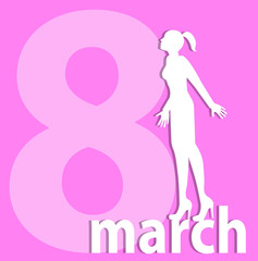 Plakat 8 marzo, festa della donna