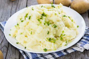 Portion of Mashed Potatoes