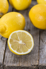 Obraz na płótnie Canvas Lemon Fruits