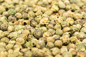 Whole Green Pepper Close Up Details