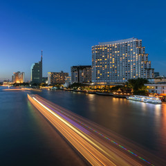 Obraz premium Bangkok night view