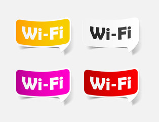 Free Zone wi-fi, sticker