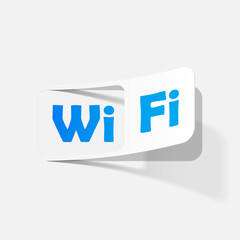 Free Zone wi-fi, sticker