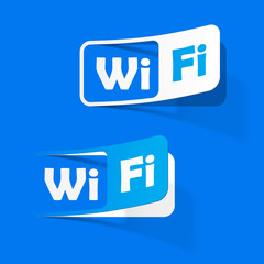 Free Zone wi-fi, sticker