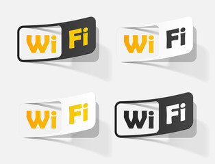 Free Zone wi-fi, sticker