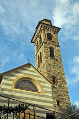 Fototapeta na wymiar Rapallo, Liguria, Kościół św