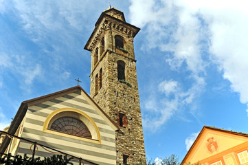 Obraz premium Rapallo, Liguria, Chiesa di Santo Stefano