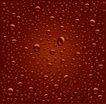 dark brown water droplets background