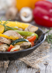Vegetables with Chicken